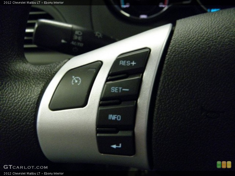 Ebony Interior Controls for the 2012 Chevrolet Malibu LT #53415700