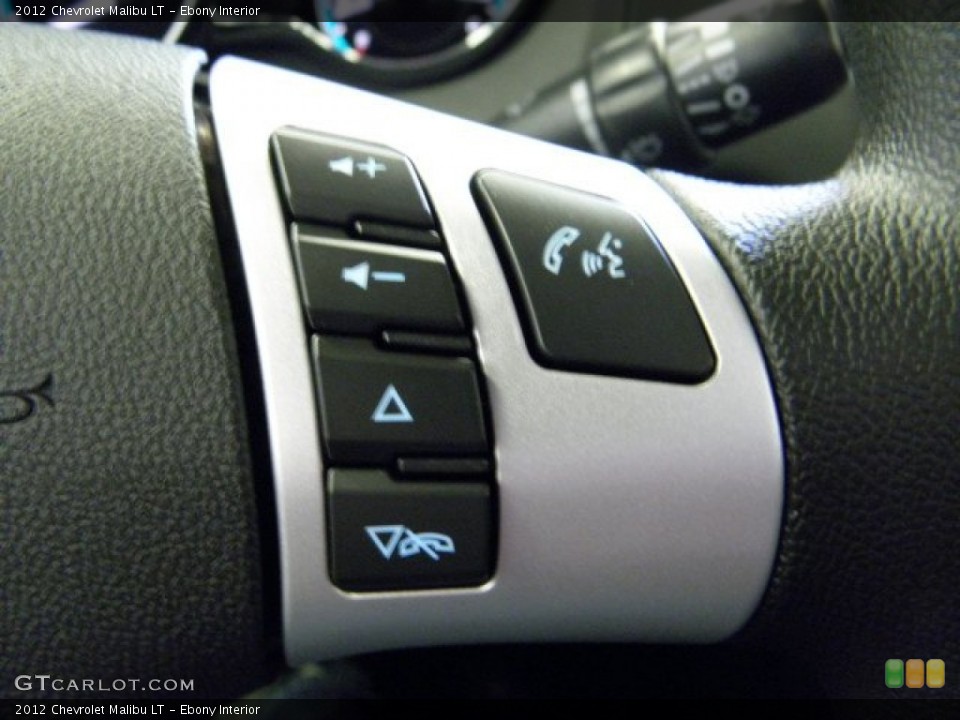 Ebony Interior Controls for the 2012 Chevrolet Malibu LT #53415715