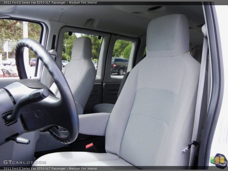Medium Flint Interior Photo for the 2011 Ford E Series Van E350 XLT Passenger #53416081