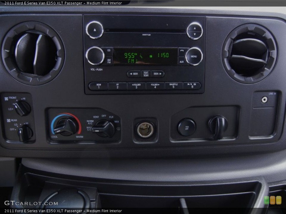 Medium Flint Interior Controls for the 2011 Ford E Series Van E350 XLT Passenger #53416276