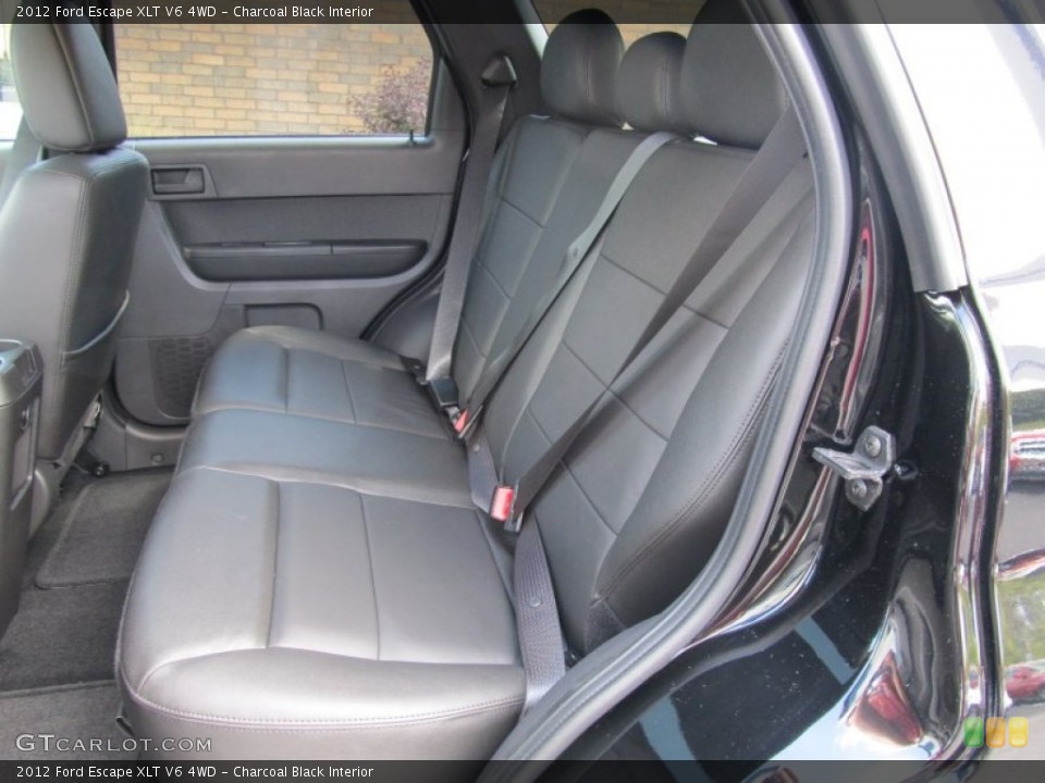 Charcoal Black Interior Photo for the 2012 Ford Escape XLT V6 4WD #53417545