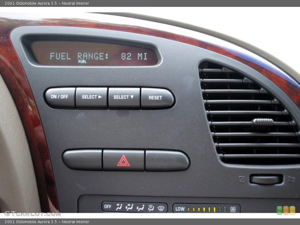 Neutral Interior Controls for the 2001 Oldsmobile Aurora 3.5 #53418043