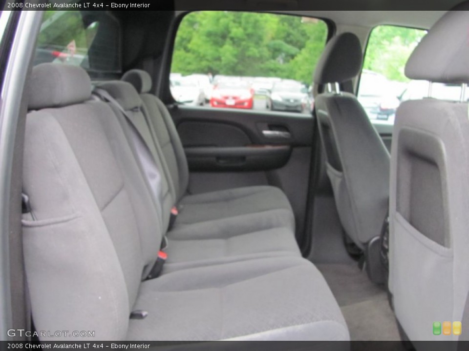 Ebony Interior Photo for the 2008 Chevrolet Avalanche LT 4x4 #53420914