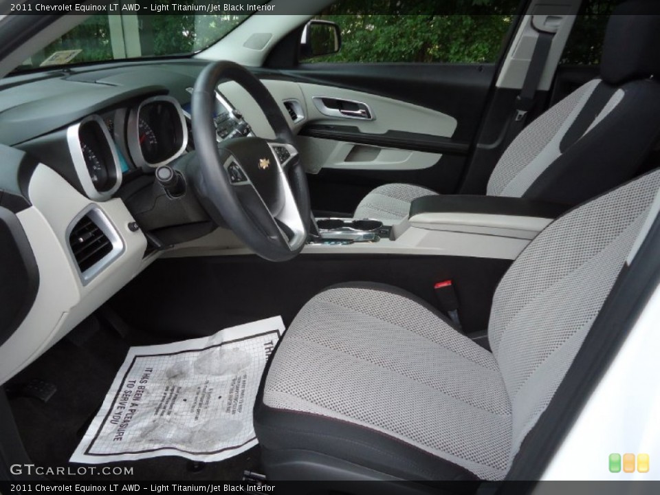 Light Titanium/Jet Black Interior Photo for the 2011 Chevrolet Equinox LT AWD #53423359