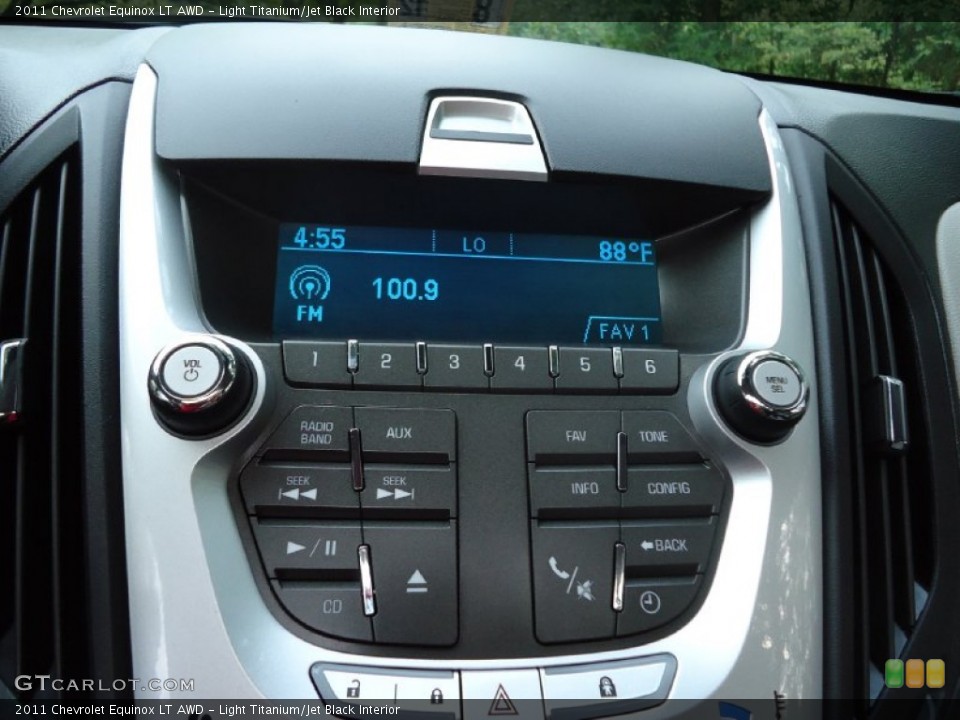 Light Titanium/Jet Black Interior Audio System for the 2011 Chevrolet Equinox LT AWD #53423496