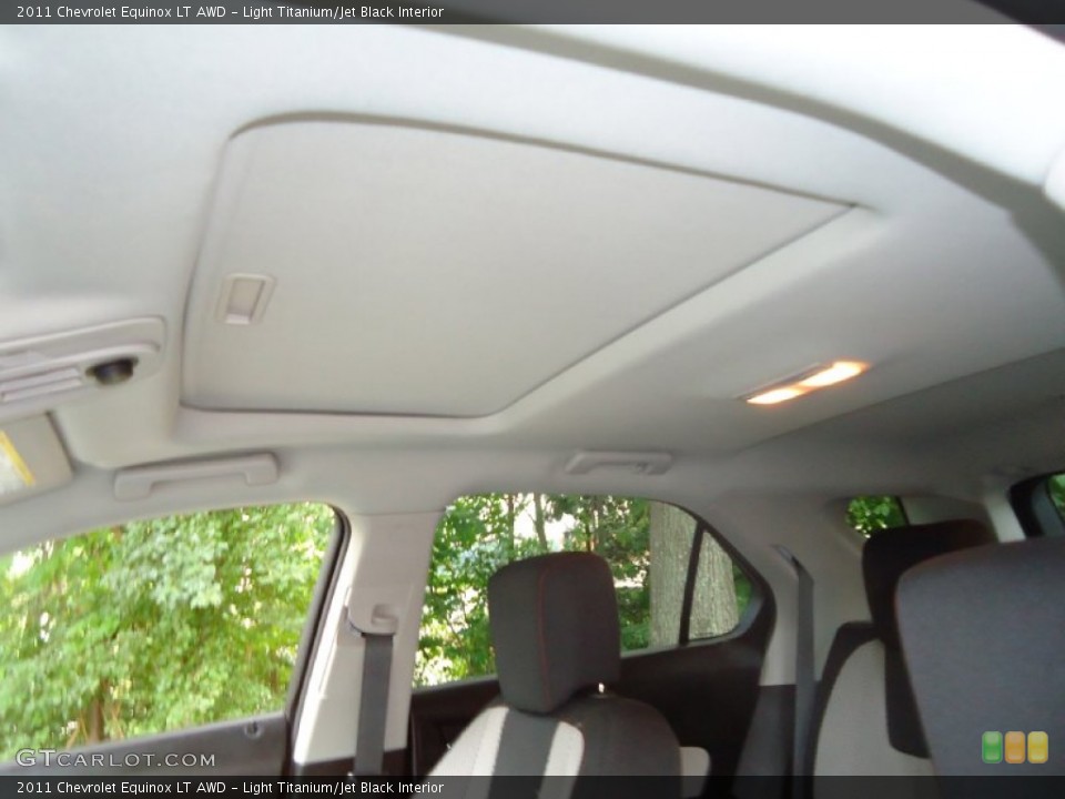 Light Titanium/Jet Black Interior Sunroof for the 2011 Chevrolet Equinox LT AWD #53423626