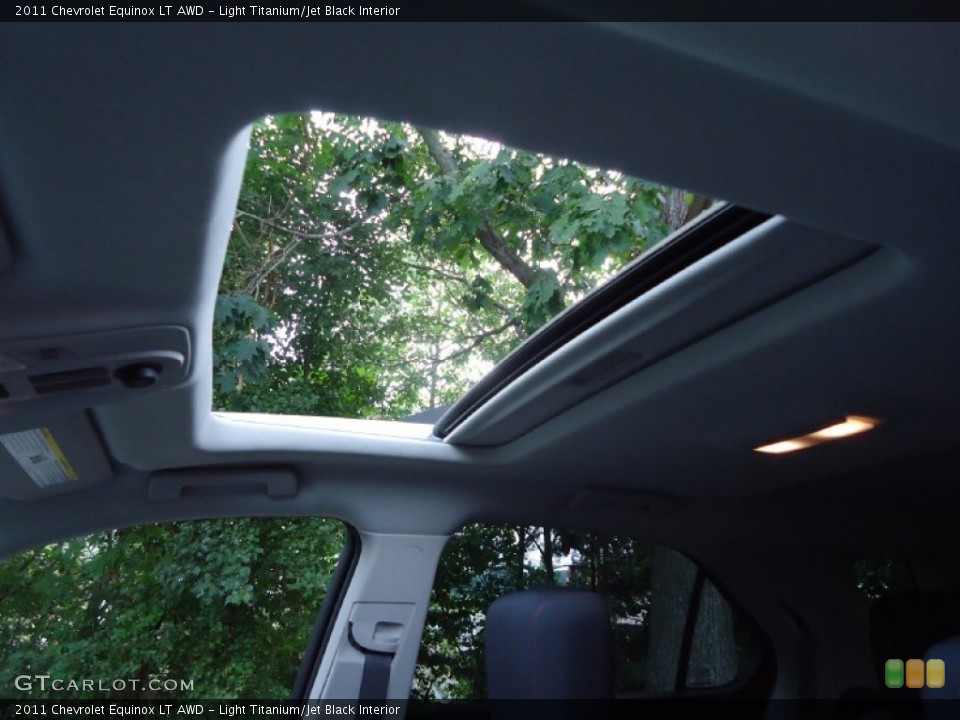 Light Titanium/Jet Black Interior Sunroof for the 2011 Chevrolet Equinox LT AWD #53423641