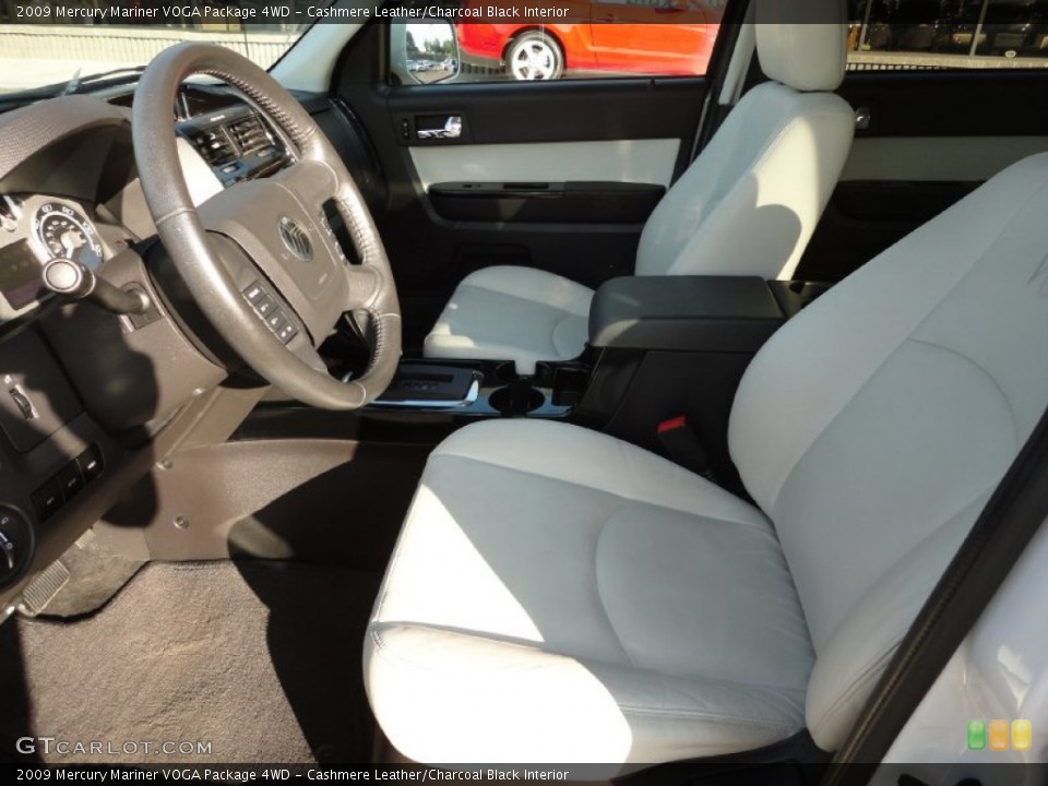 Cashmere Leather/Charcoal Black Interior Photo for the 2009 Mercury Mariner VOGA Package 4WD #53424505