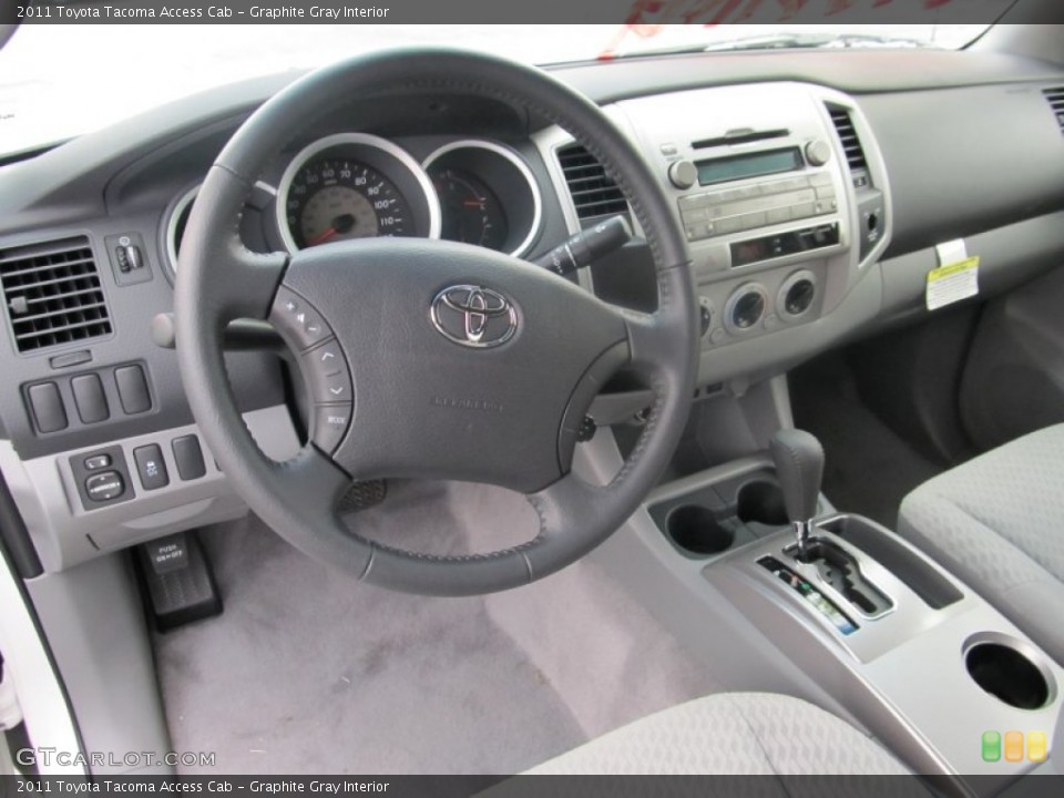 Graphite Gray Interior Photo for the 2011 Toyota Tacoma Access Cab #53424556