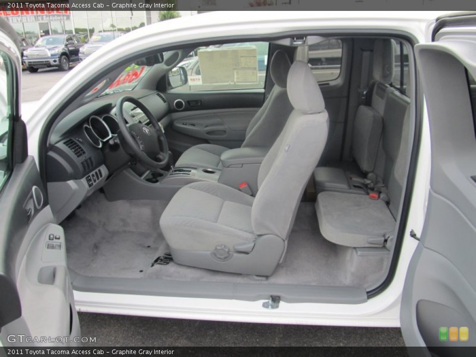 Graphite Gray Interior Photo for the 2011 Toyota Tacoma Access Cab #53424574