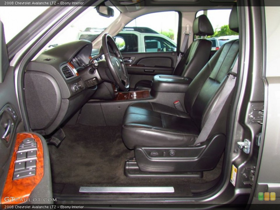Ebony Interior Photo for the 2008 Chevrolet Avalanche LTZ #53424617