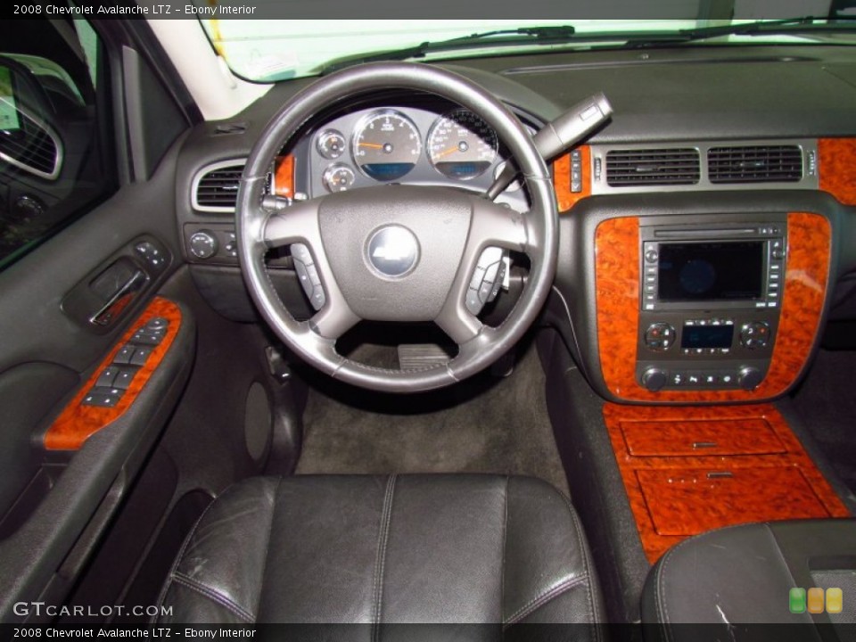 Ebony Interior Dashboard for the 2008 Chevrolet Avalanche LTZ #53424712