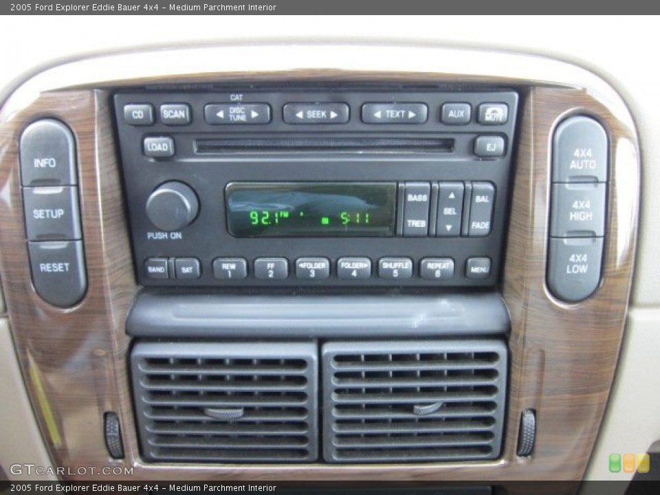 Medium Parchment Interior Controls for the 2005 Ford Explorer Eddie Bauer 4x4 #53424756