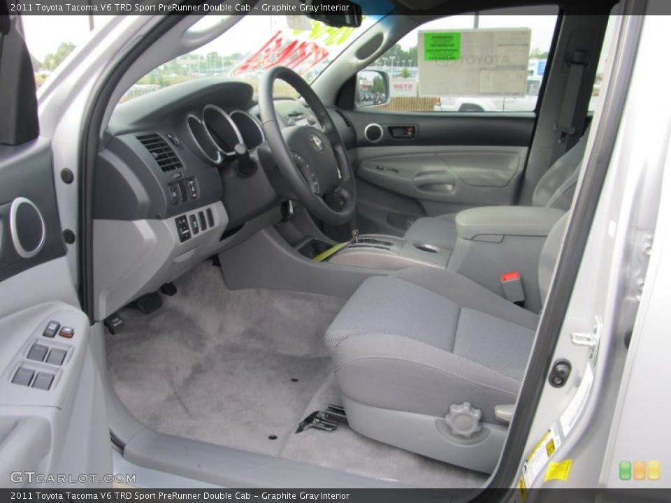 Graphite Gray Interior Photo for the 2011 Toyota Tacoma V6 TRD Sport PreRunner Double Cab #53425623