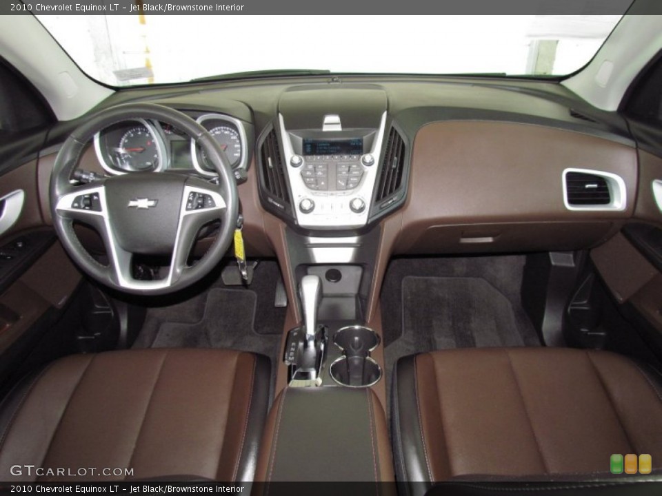 Jet Black/Brownstone Interior Dashboard for the 2010 Chevrolet Equinox LT #53426332