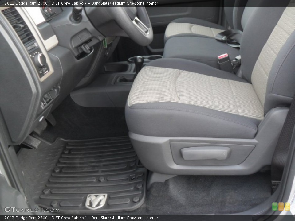 Dark Slate/Medium Graystone Interior Photo for the 2012 Dodge Ram 2500 HD ST Crew Cab 4x4 #53427526