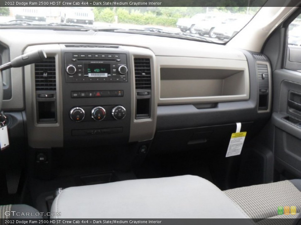 Dark Slate/Medium Graystone Interior Dashboard for the 2012 Dodge Ram 2500 HD ST Crew Cab 4x4 #53427654
