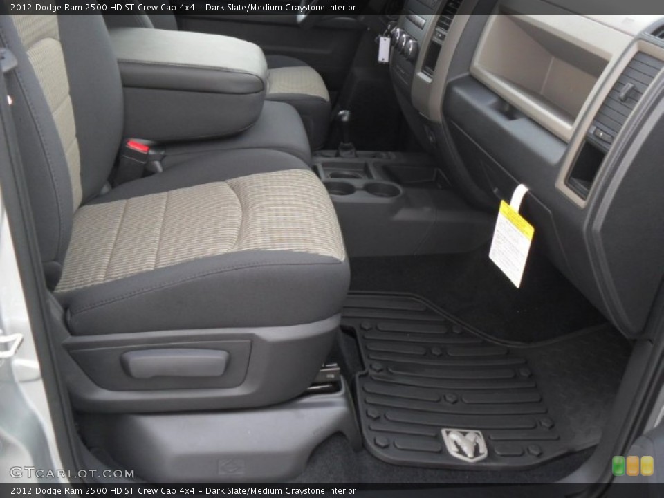 Dark Slate/Medium Graystone Interior Photo for the 2012 Dodge Ram 2500 HD ST Crew Cab 4x4 #53427701