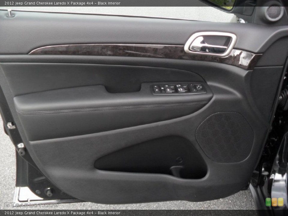 Black Interior Door Panel for the 2012 Jeep Grand Cherokee Laredo X Package 4x4 #53427892