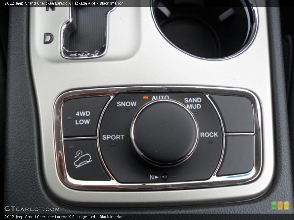 Black Interior Controls for the 2012 Jeep Grand Cherokee Laredo X Package 4x4 #53427920