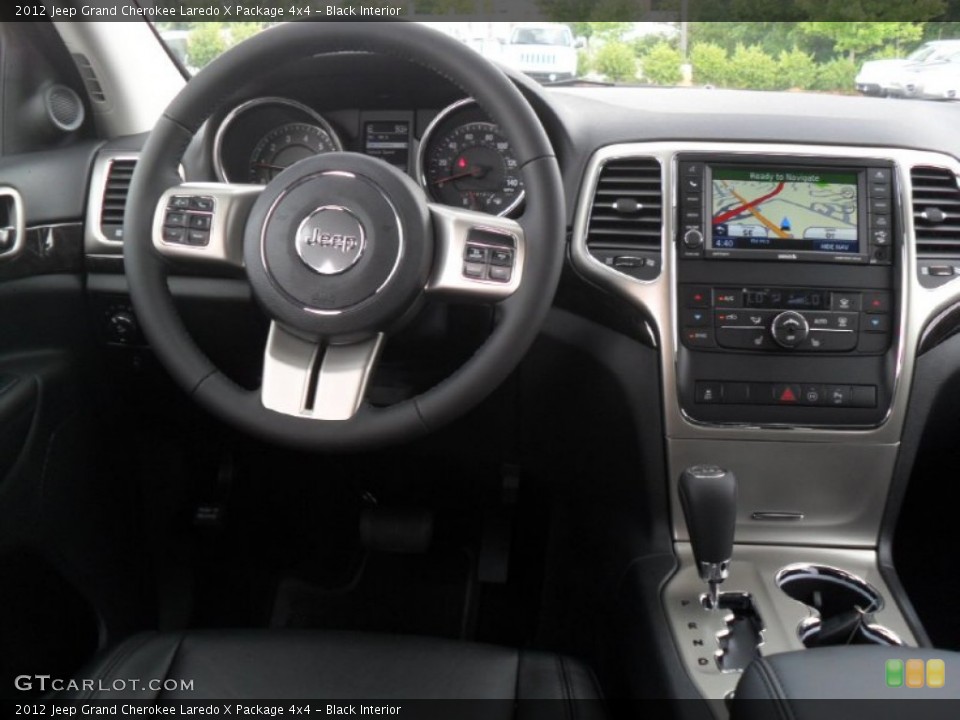 Black Interior Dashboard for the 2012 Jeep Grand Cherokee Laredo X Package 4x4 #53428008