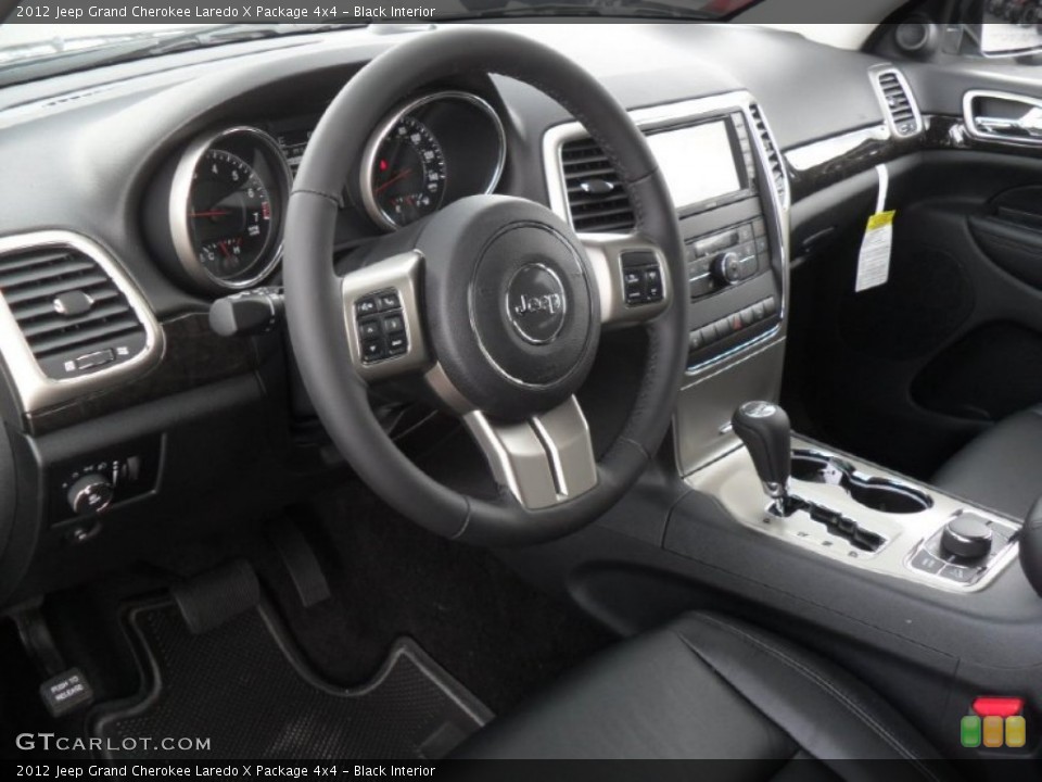 Black Interior Photo for the 2012 Jeep Grand Cherokee Laredo X Package 4x4 #53428156