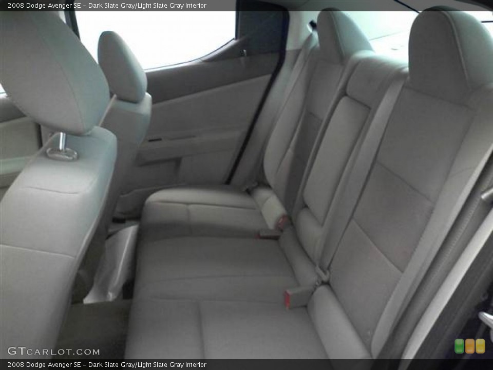 Dark Slate Gray/Light Slate Gray Interior Photo for the 2008 Dodge Avenger SE #53428444