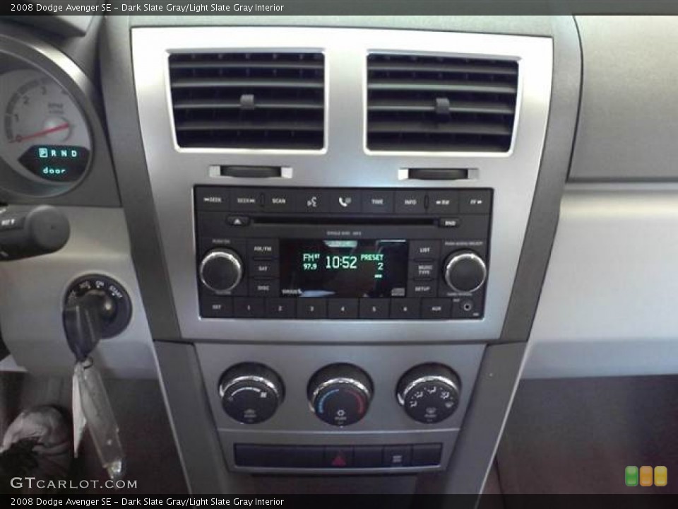 Dark Slate Gray/Light Slate Gray Interior Audio System for the 2008 Dodge Avenger SE #53428457