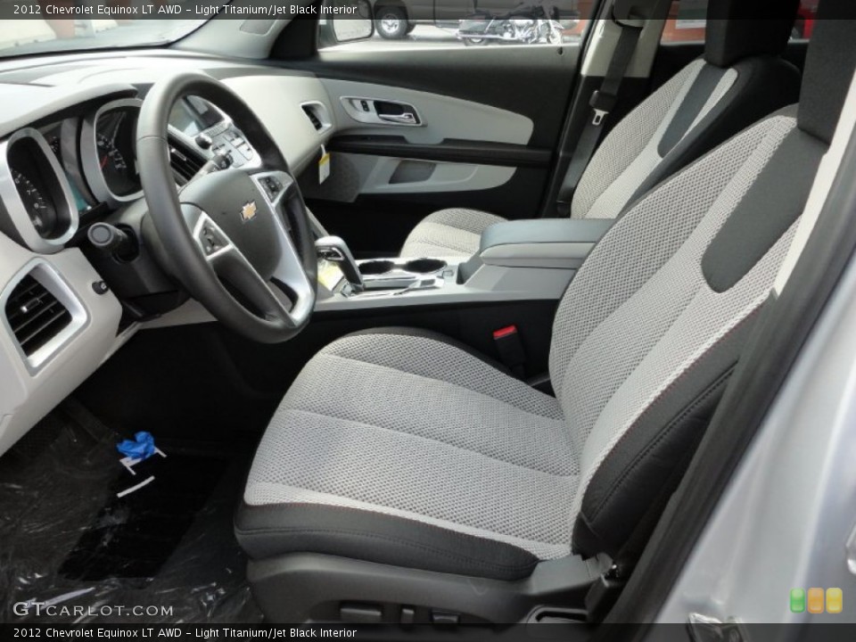 Light Titanium/Jet Black Interior Photo for the 2012 Chevrolet Equinox LT AWD #53431051