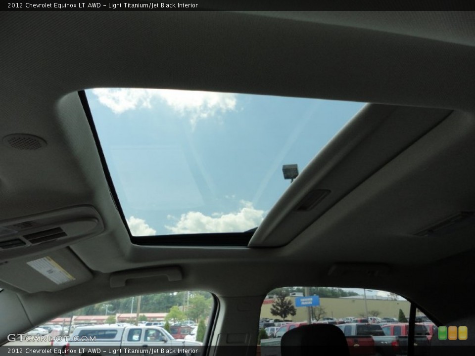 Light Titanium/Jet Black Interior Sunroof for the 2012 Chevrolet Equinox LT AWD #53431072