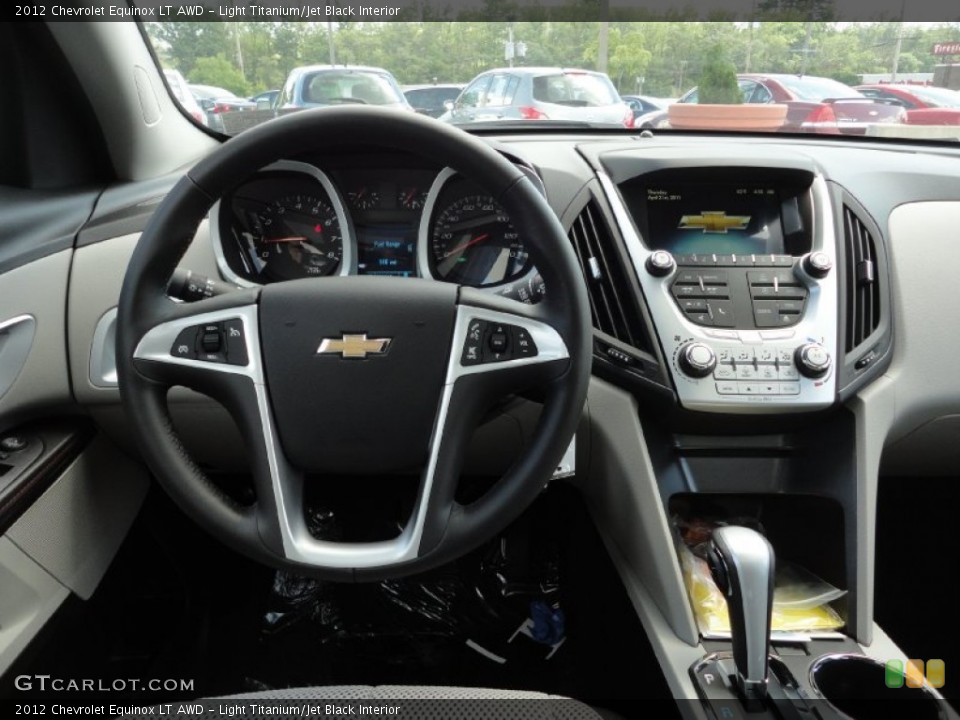 Light Titanium/Jet Black Interior Dashboard for the 2012 Chevrolet Equinox LT AWD #53431087