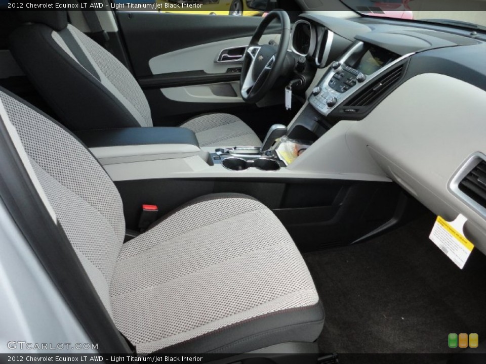 Light Titanium/Jet Black Interior Photo for the 2012 Chevrolet Equinox LT AWD #53431162