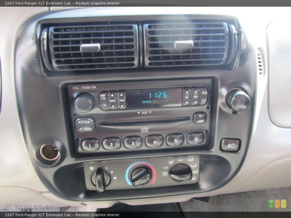 Medium Graphite Interior Audio System for the 1997 Ford Ranger XLT Extended Cab #53433588