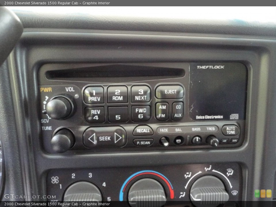 Graphite Interior Audio System for the 2000 Chevrolet Silverado 1500 Regular Cab #53433637