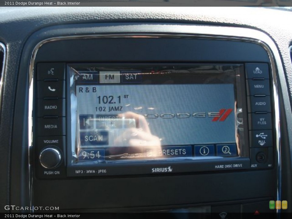 Black Interior Audio System for the 2011 Dodge Durango Heat #53433721