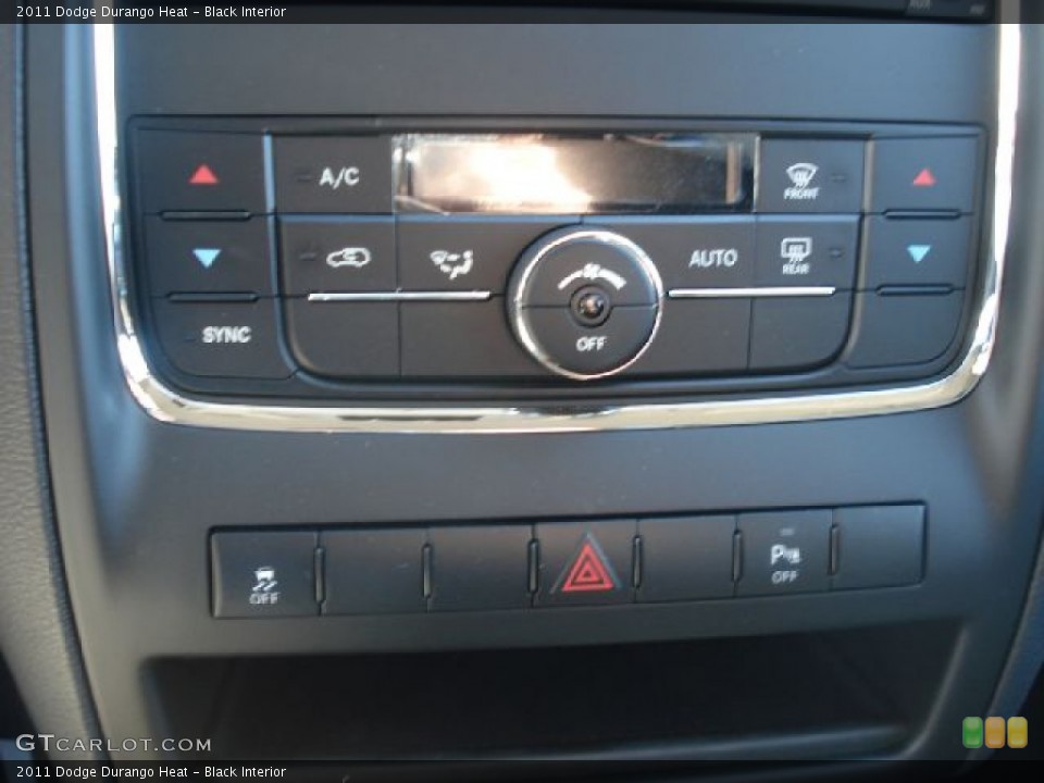 Black Interior Controls for the 2011 Dodge Durango Heat #53433736