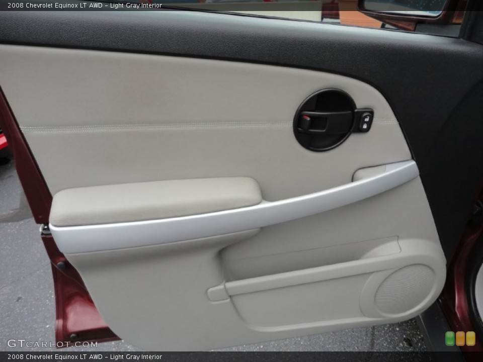 Light Gray Interior Door Panel for the 2008 Chevrolet Equinox LT AWD #53434628