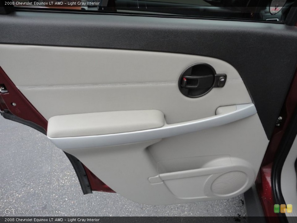 Light Gray Interior Door Panel for the 2008 Chevrolet Equinox LT AWD #53434657