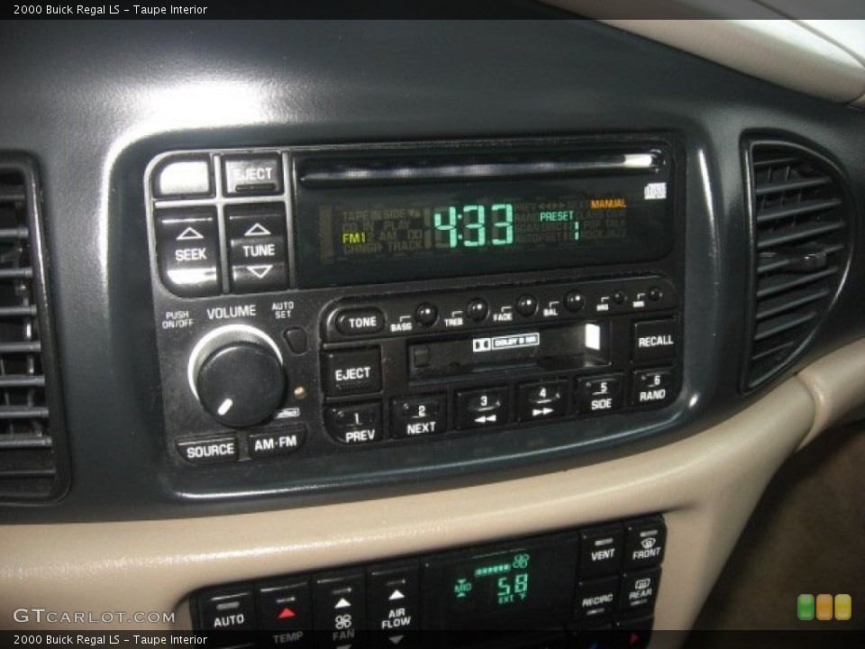 Taupe Interior Audio System for the 2000 Buick Regal LS #53434702