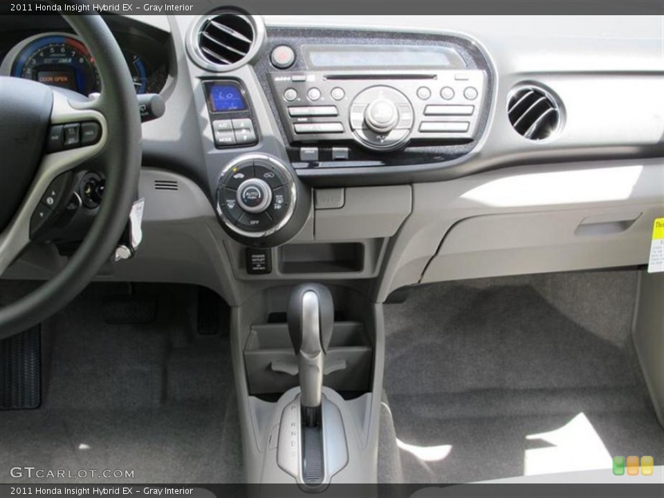 Gray Interior Controls for the 2011 Honda Insight Hybrid EX #53438363
