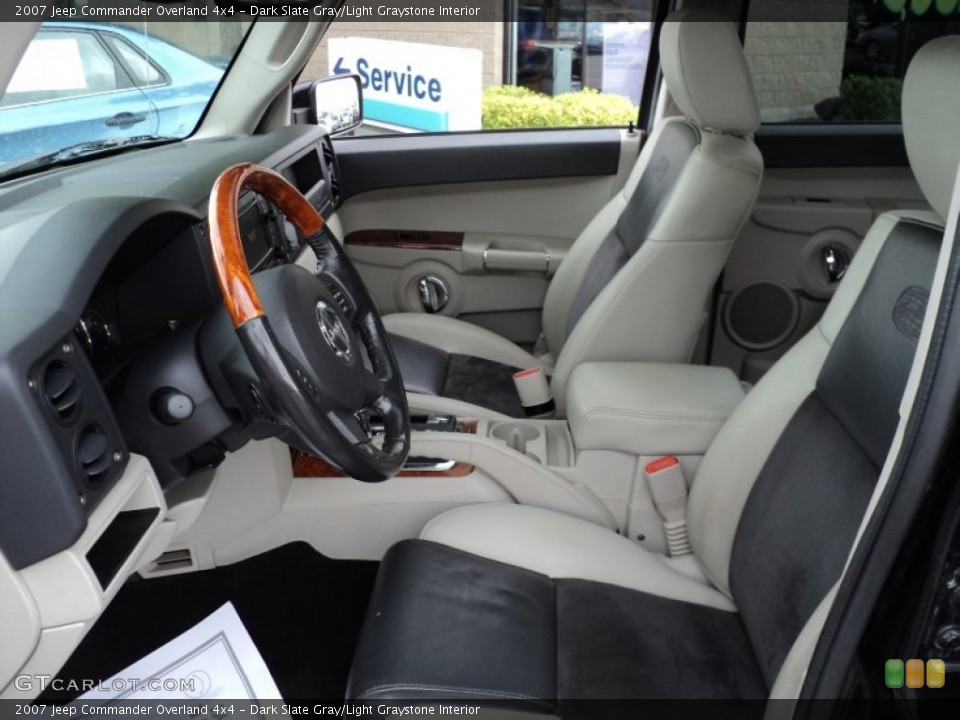 Dark Slate Gray/Light Graystone Interior Photo for the 2007 Jeep Commander Overland 4x4 #53440129