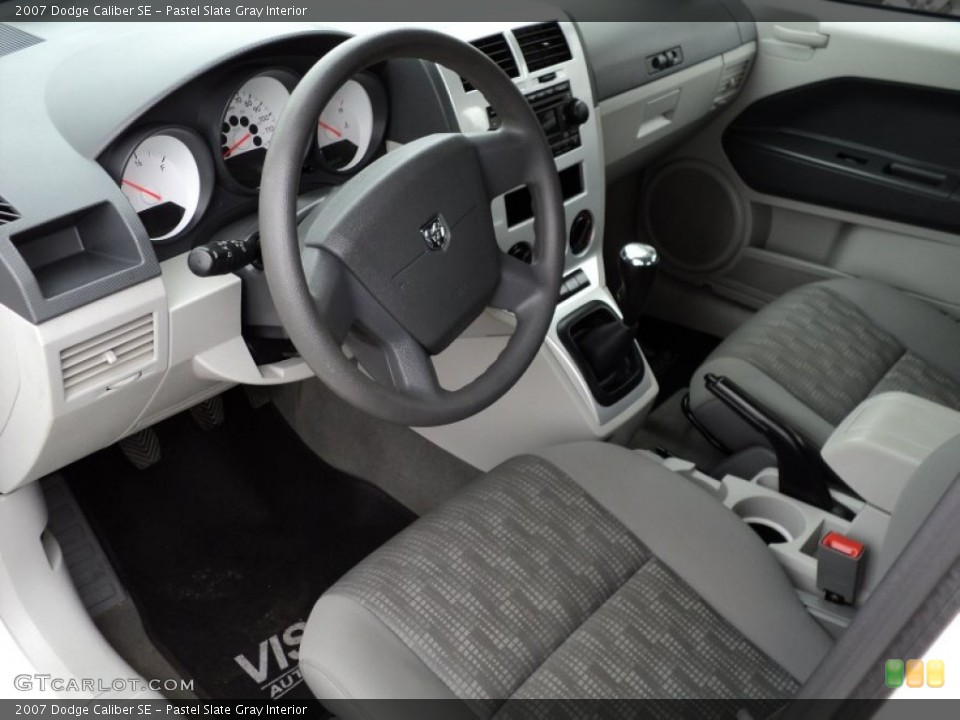 Pastel Slate Gray Interior Prime Interior for the 2007 Dodge Caliber SE #53441303