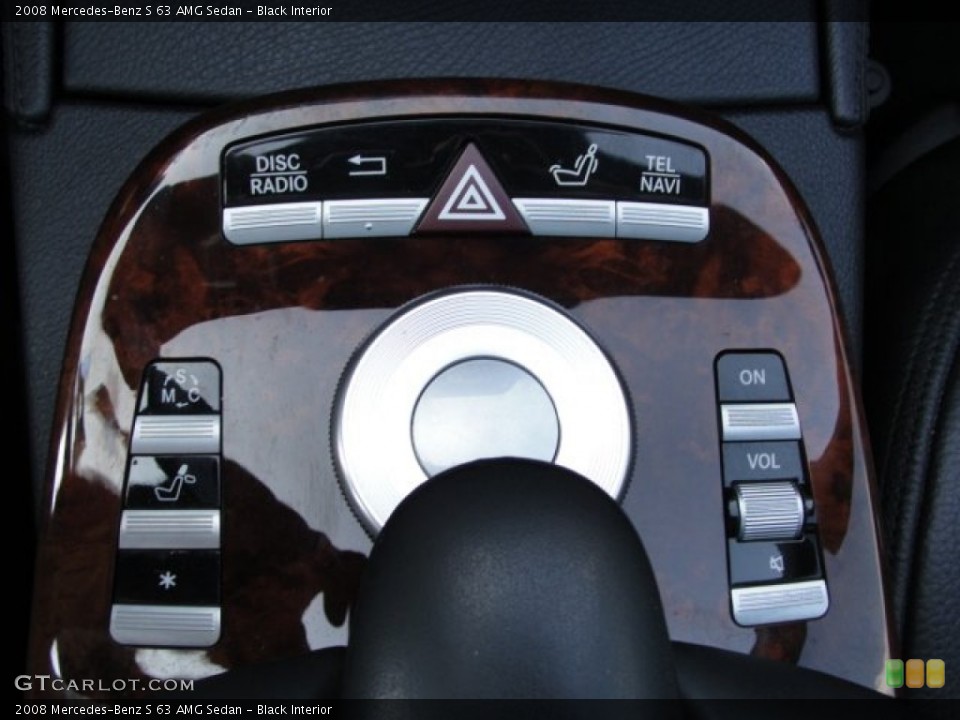 Black Interior Controls for the 2008 Mercedes-Benz S 63 AMG Sedan #53441375