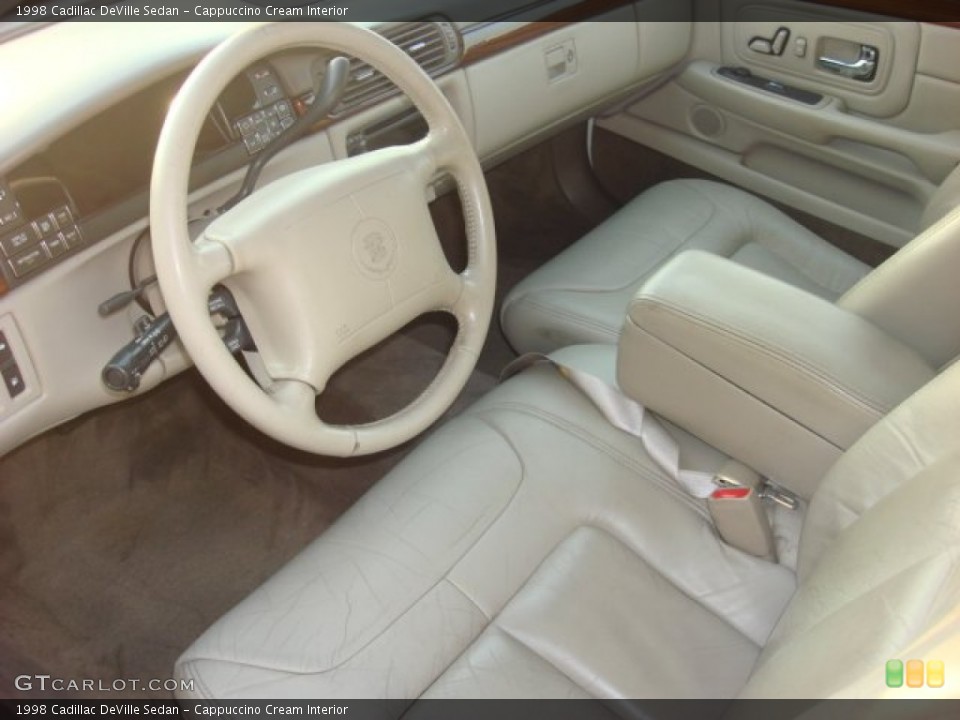 Cappuccino Cream Interior Prime Interior for the 1998 Cadillac DeVille Sedan #53441660