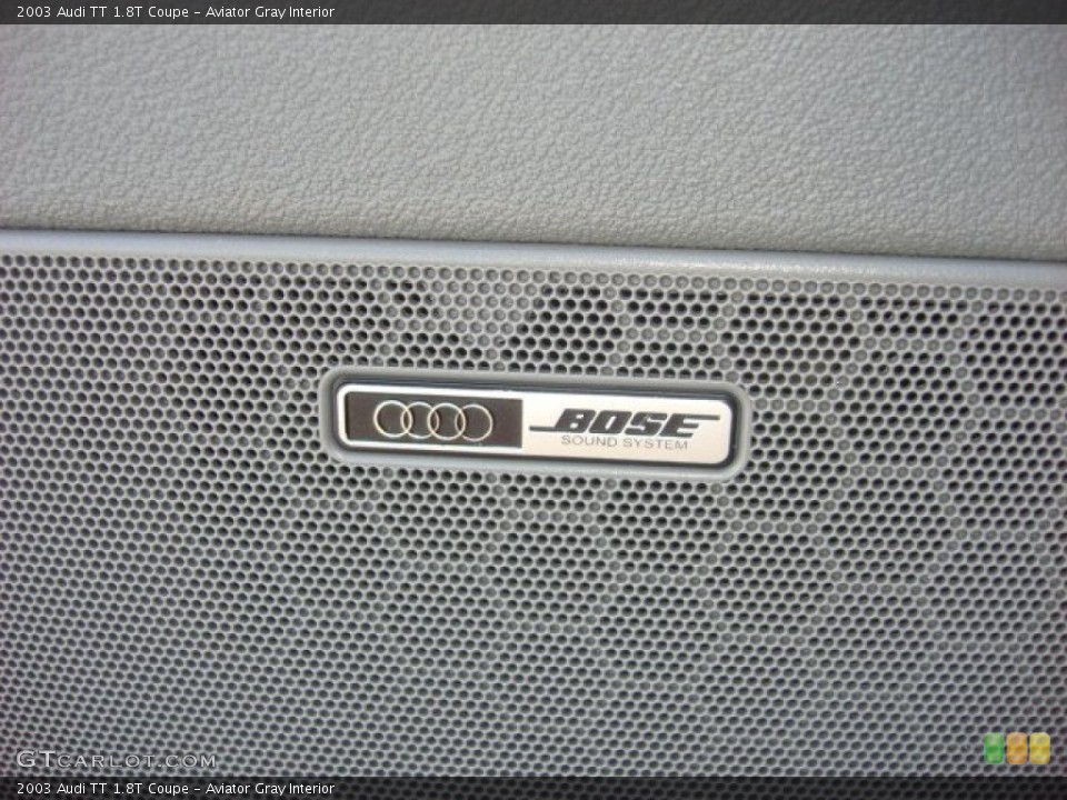 Aviator Gray Interior Audio System for the 2003 Audi TT 1.8T Coupe #53444573