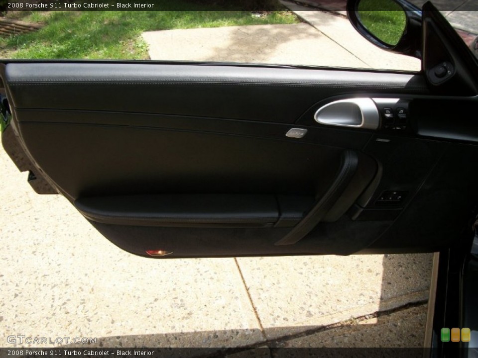 Black Interior Door Panel for the 2008 Porsche 911 Turbo Cabriolet #53446661