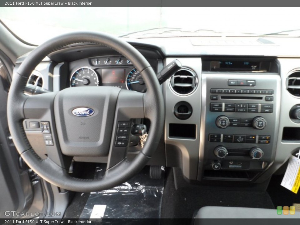Black Interior Dashboard for the 2011 Ford F150 XLT SuperCrew #53449802