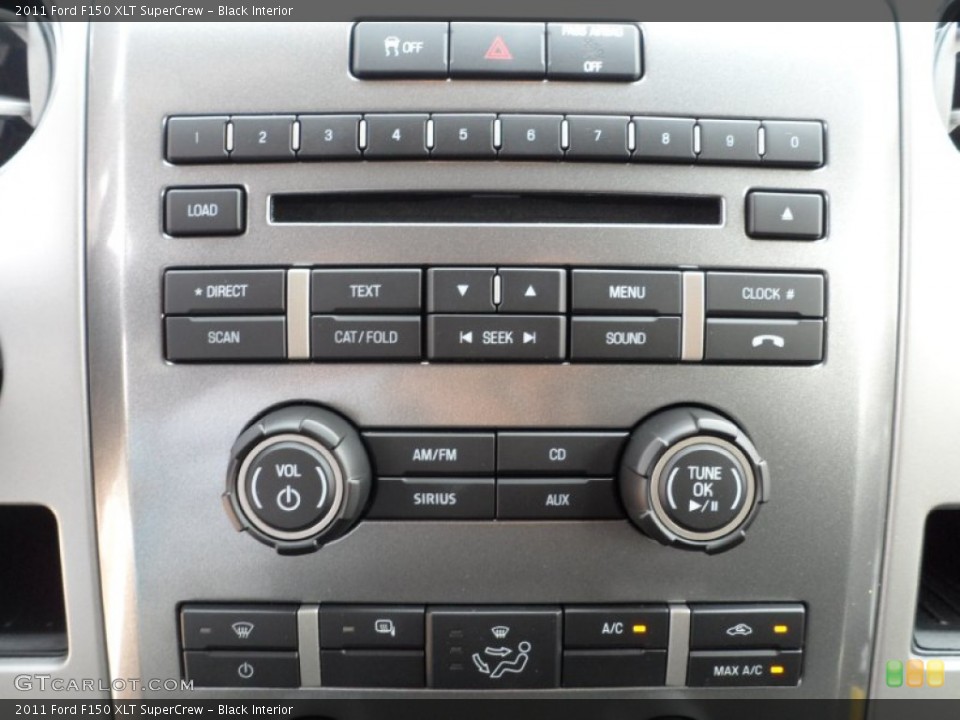 Black Interior Controls for the 2011 Ford F150 XLT SuperCrew #53449851