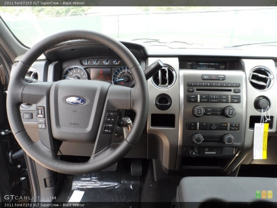 Black Interior Dashboard for the 2011 Ford F150 XLT SuperCrew #53450390