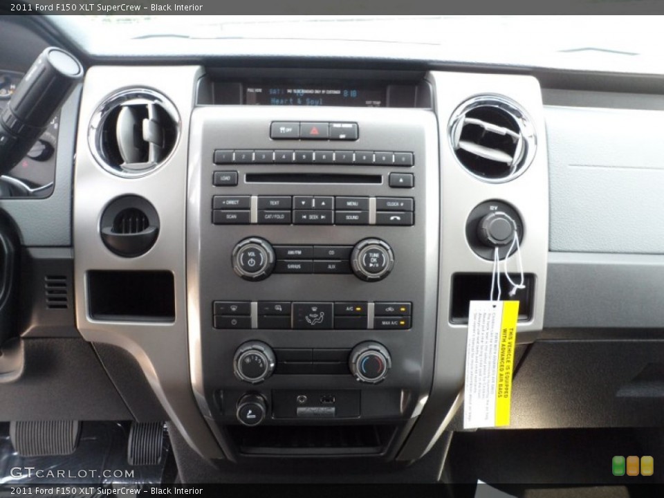 Black Interior Controls for the 2011 Ford F150 XLT SuperCrew #53450405